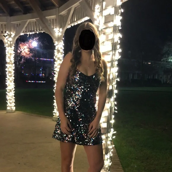 sachin and babi light blue dress 20 Holiday Party Dress Picks main image 0
